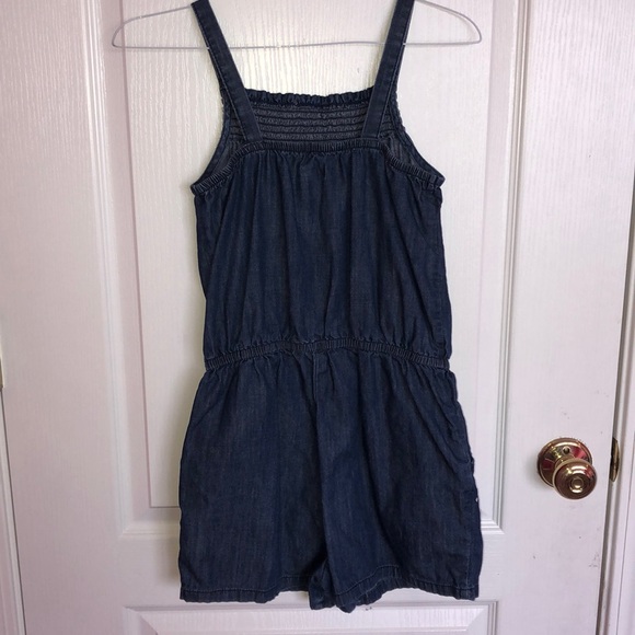 Denim romper for kids - Picture 2 of 3